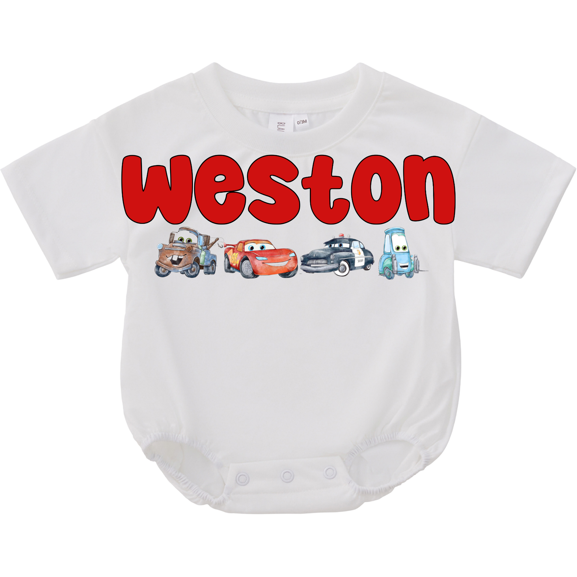 PREORDER - CARS NAME BUBBLE